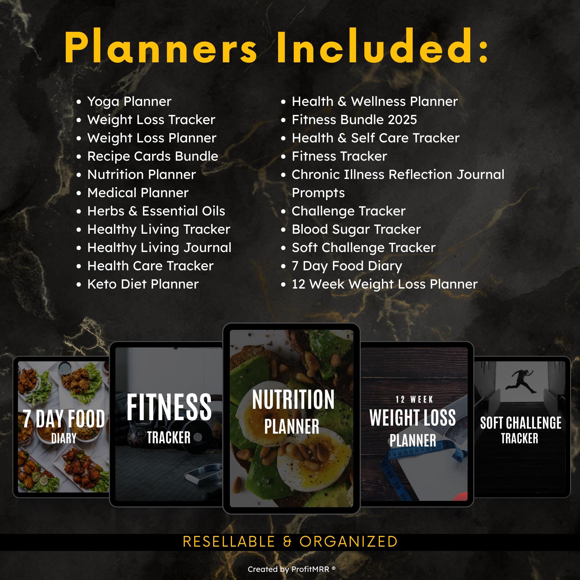 Fitness Planners PLR MRR Bundle Resell Rights - Image 6